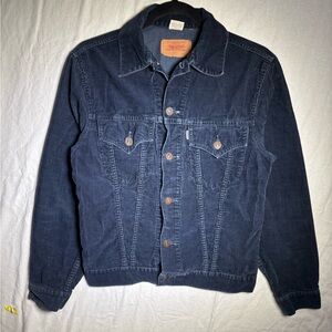 Levi's Dark Navy Corduroy Shirt Jacket